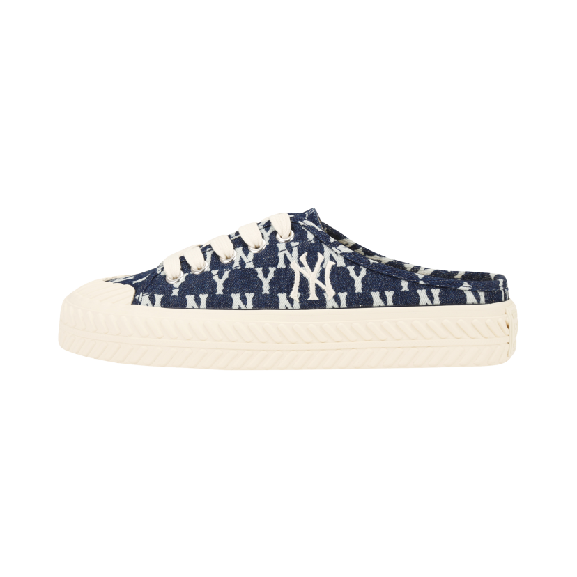 Giày Sneaker Thời Trang Nam Nữ MLB PlayBall Mule Mono Denim NY Navy 32SHSD11150N Hàng Chính Hãng Bounty Sneakers #23 Giày Sneaker Thời Trang Nam Nữ MLB PlayBall Mule Mono Denim NY Navy 32SHSD11150N Hàng Chính Hãng Bounty Sneakers